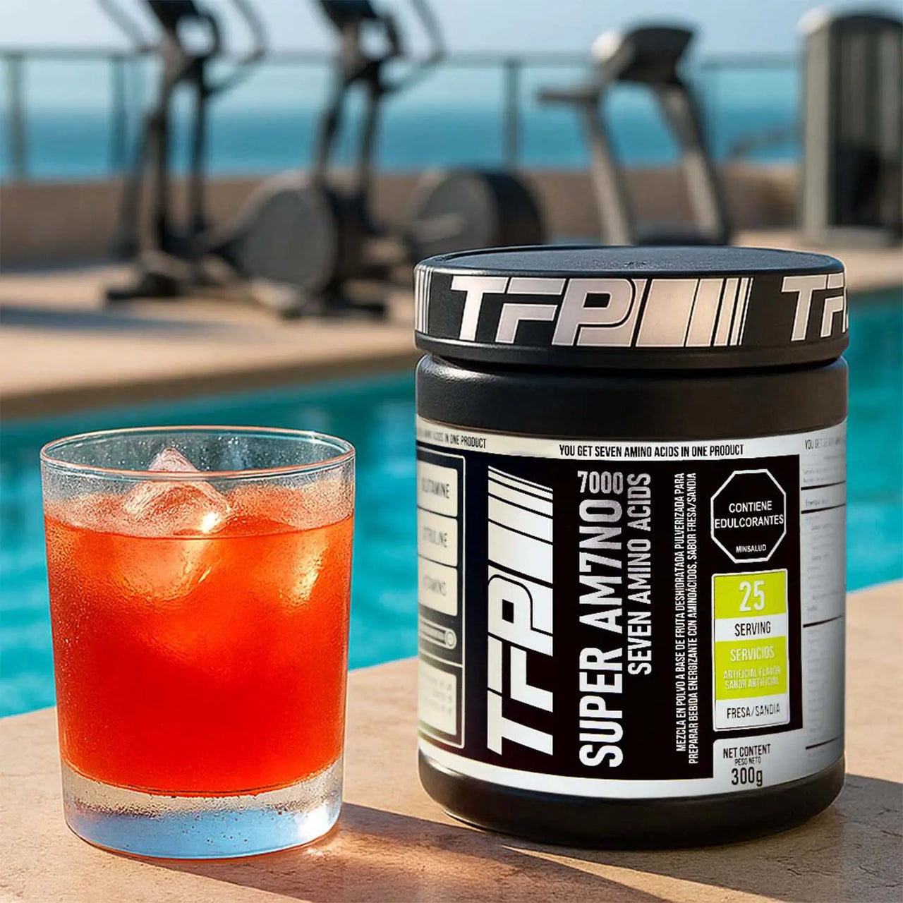 TFP Super Am7no 7000 con 7 Aminos 300 Grs