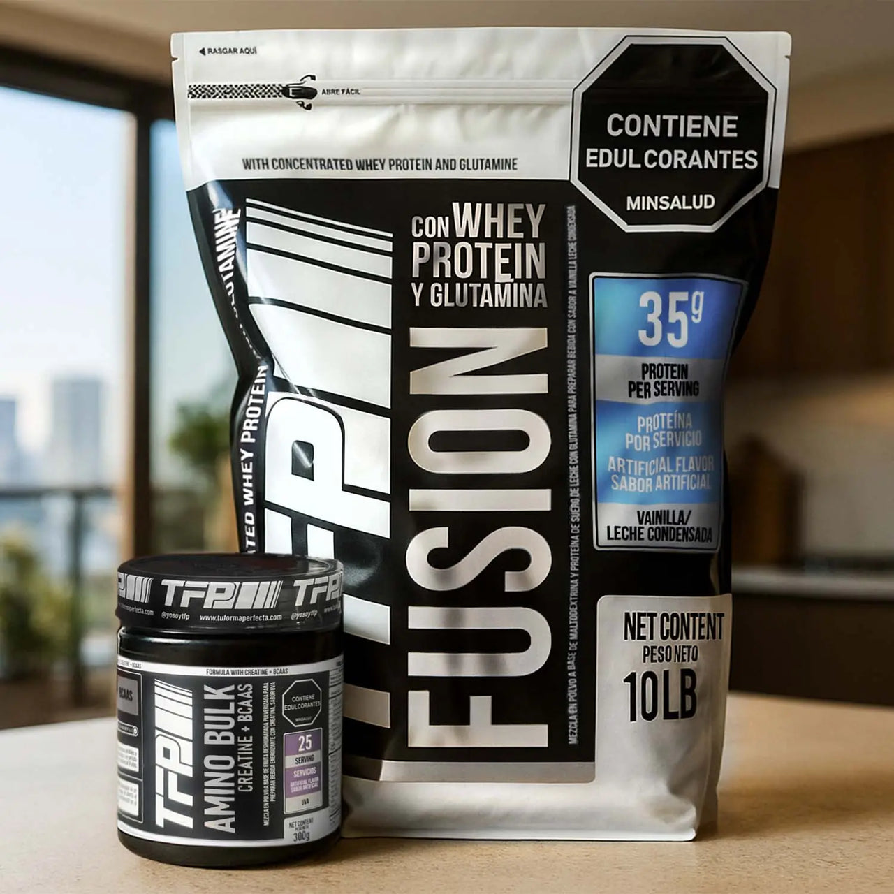 Combo TFP Fusion 10 lbs y Amino Bulk 300 grs