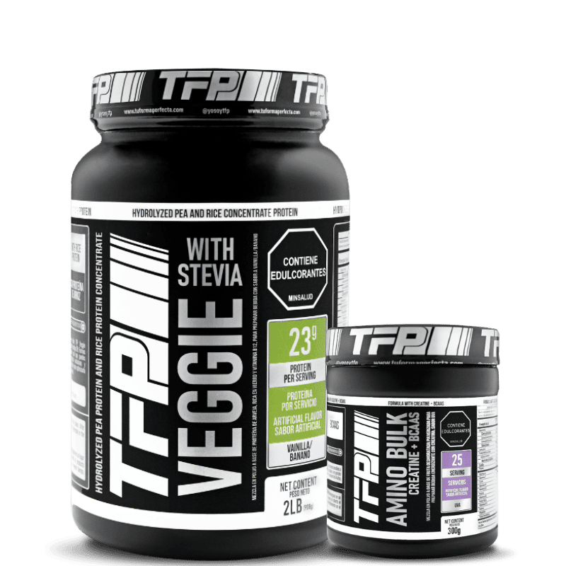 Combo Proteina TFP Veggie con Creatina Monohidratada