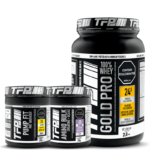 Combo Proteina Whey TFP Gold Pro, Creatina y Energizante
