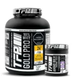 Combo ganancia muscular limpia proteina 100% aislada TFP Gold Pro y creatina monohidratada