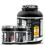 Combo definicion muscular proteina 100% whey, monohidrato de creatina y pre workout para mas energia en los entrenamientos