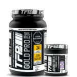 Promocion para aumento de musculo limpio proteina TFP Gold Pro y creatina monohidratada